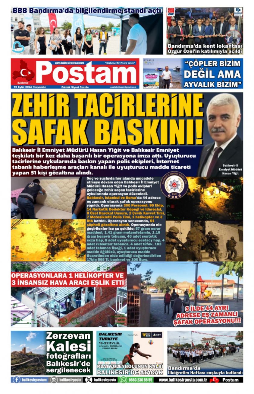 ZEHİR TACİRLERİNE ŞAFAK BASKINI