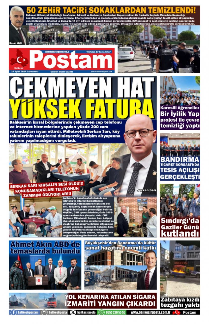 ÇEKMEYEN HAT YÜKSEK FATURA