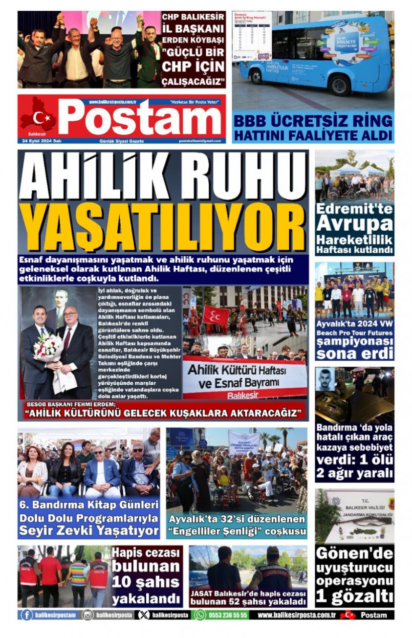 AHİLİK RUHU YAŞATILIYOR