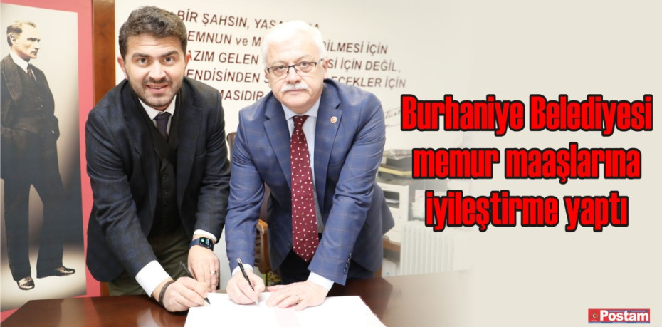 Burhaniye Belediyesi memur maaşlarına iyileştirme yaptı