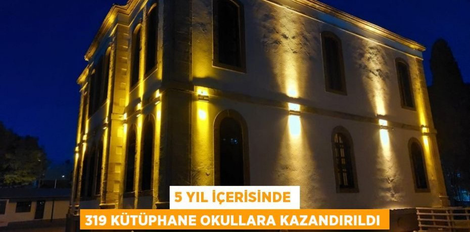 5 Yıl İçerisinde 319 Kütüphane Okullara Kazandırıldı