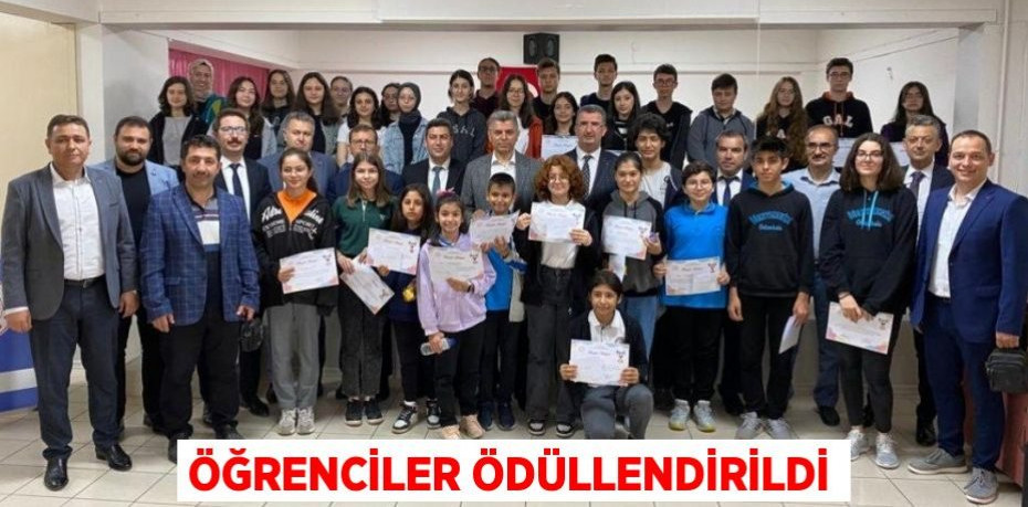 Öğrenciler Ödüllendirildi