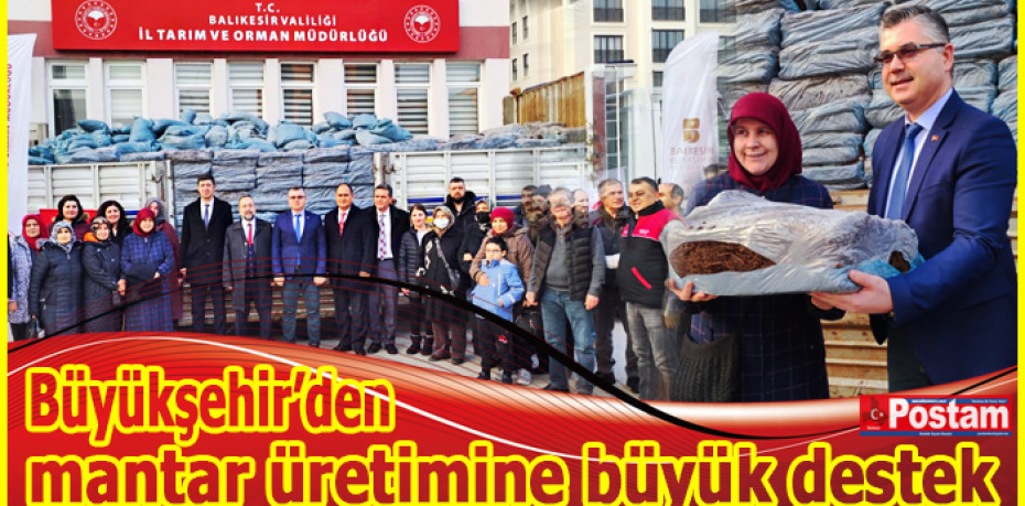 BBB’den üreticiye 10 ton kompost desteği