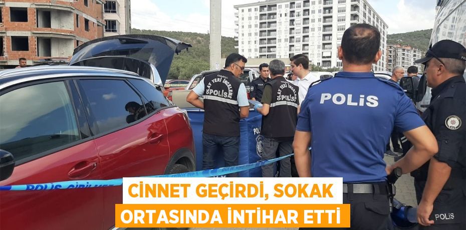 Cinnet geçirdi, sokak ortasında intihar etti