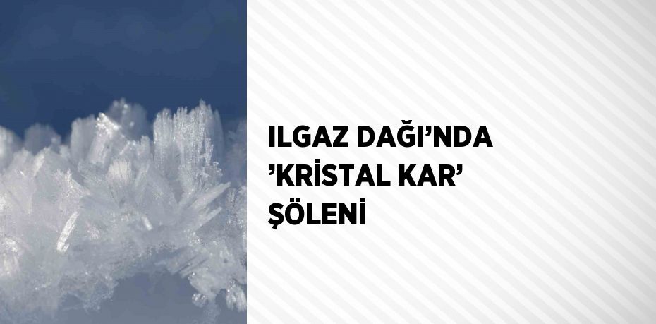 ILGAZ DAĞI’NDA ’KRİSTAL KAR’ ŞÖLENİ