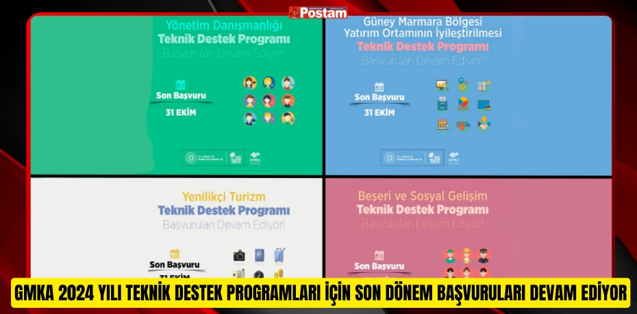 GMKA 2024 Yılı Teknik Destek Programları İçin Son Dönem Başvuruları Devam Ediyor