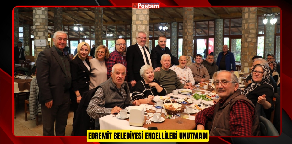 EDREMİT BELEDİYESİ ENGELLİLERİ UNUTMADI