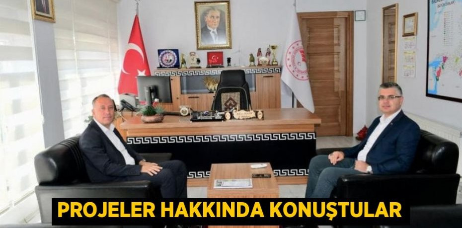 Projeler hakkında konuştular