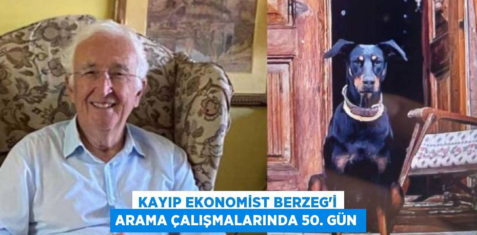 Kayıp ekonomist Berzeg'i arama çalışmalarında 50. gün