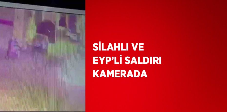 SİLAHLI VE EYP’Lİ SALDIRI KAMERADA