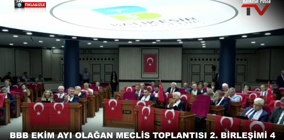 BBB EKİM AYI OLAĞAN MECLİS TOPLANTISI 3. BİRLEŞİMİ 4