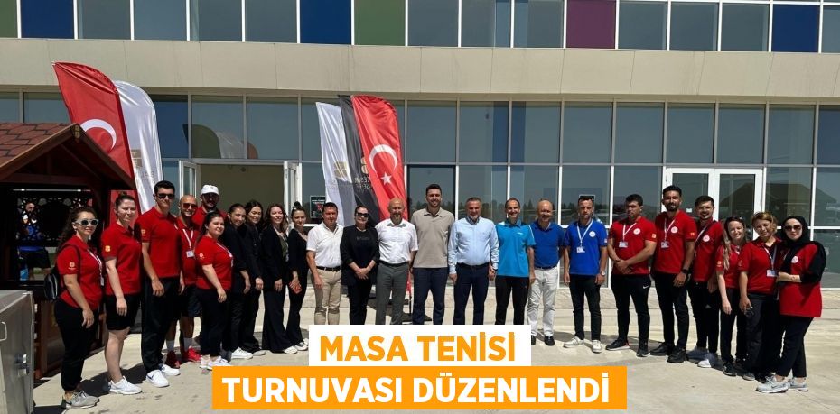 Masa Tenisi Turnuvası düzenlendi