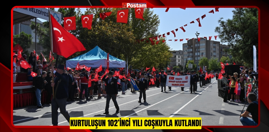 Kurtuluşun 102’inci yılı coşkuyla kutlandı