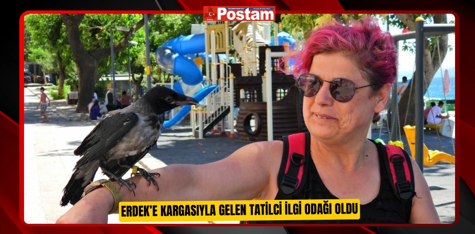 Erdek’e kargasıyla gelen tatilci ilgi odağı oldu