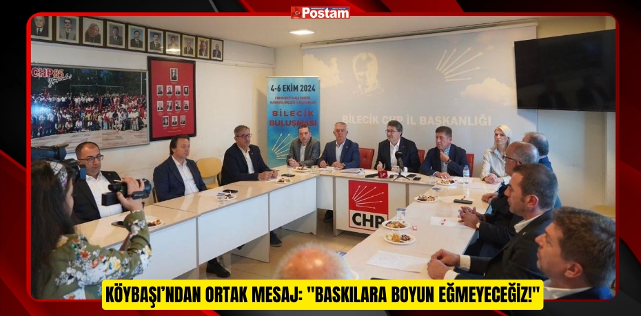 Köybaşı’ndan Ortak Mesaj: "Baskılara Boyun Eğmeyeceğiz!"