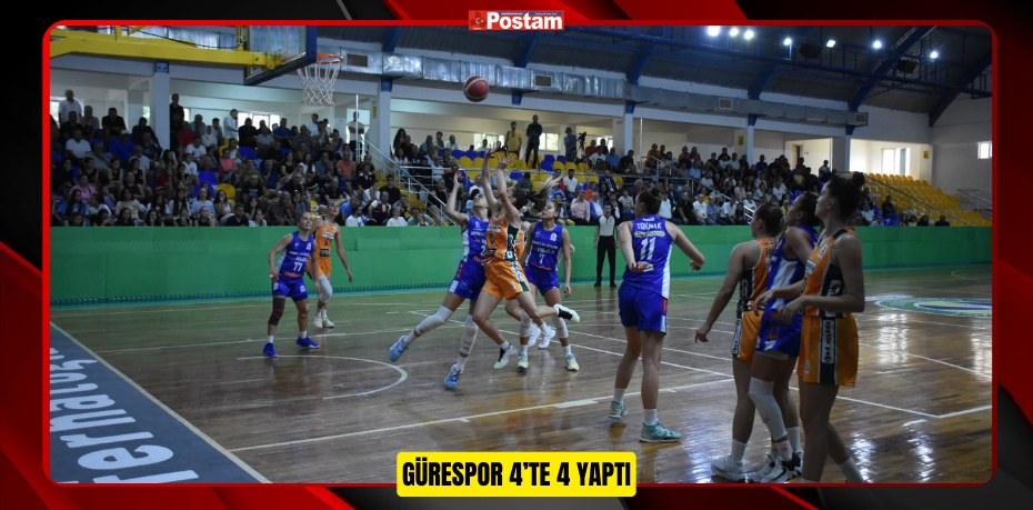 GÜRESPOR 4’TE 4 YAPTI