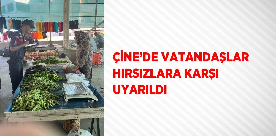 ÇİNE’DE VATANDAŞLAR HIRSIZLARA KARŞI UYARILDI