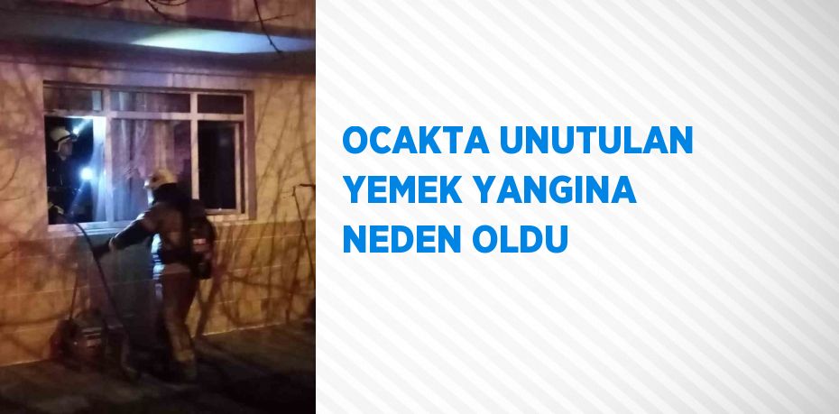 OCAKTA UNUTULAN YEMEK YANGINA NEDEN OLDU