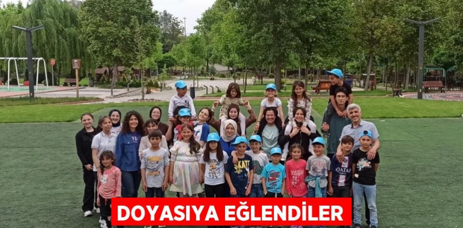 Doyasıya eğlendiler