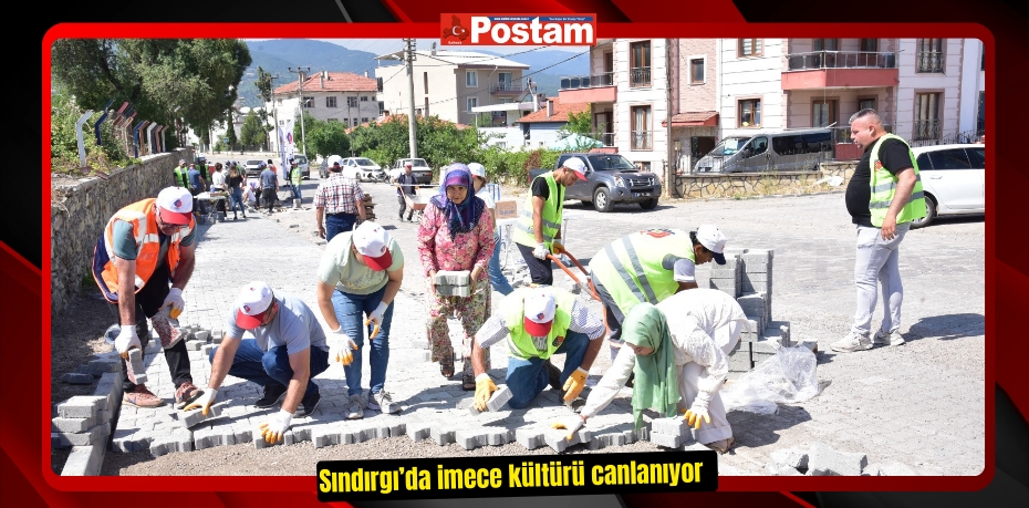 Sındırgı’da imece kültürü canlanıyor  