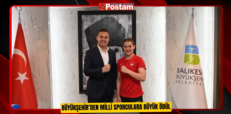 Büyükşehir’den Milli Sporculara büyük ödül