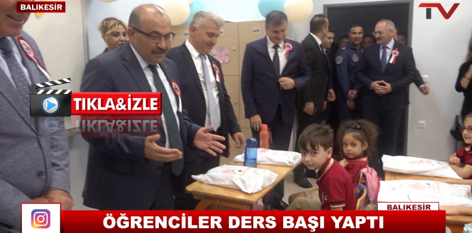 ÖĞRENCİLER DERS BAŞI YAPTI..