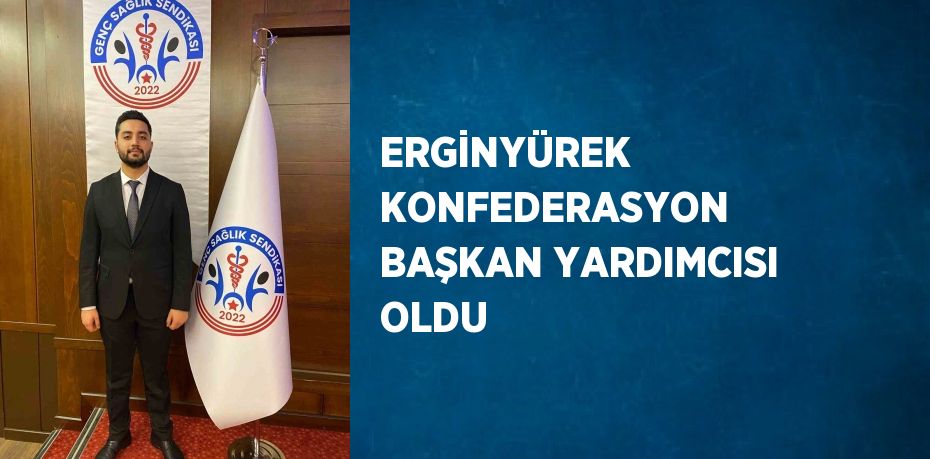 ERGİNYÜREK KONFEDERASYON BAŞKAN YARDIMCISI OLDU