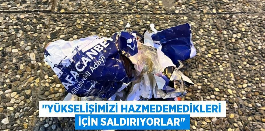 "Yükselişimizi Hazmedemedikleri İçin Saldırıyorlar"