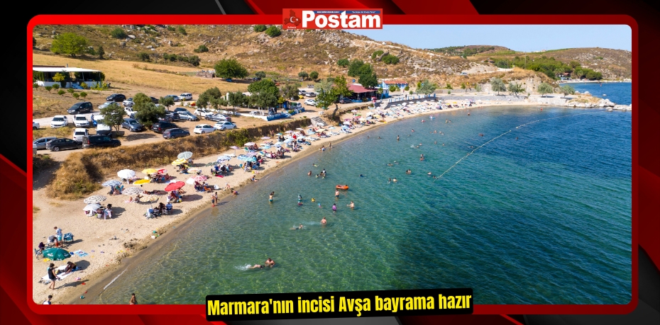 Marmara'nın incisi Avşa bayrama hazır