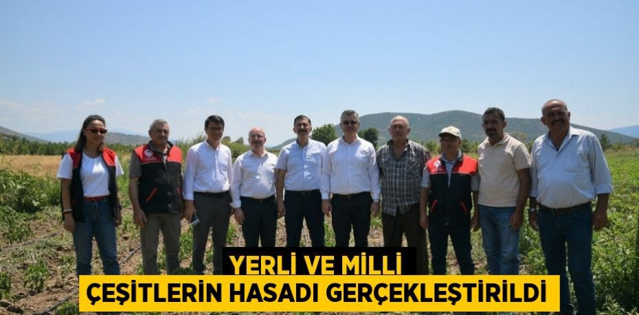 Yerli ve Milli Çeşitlerin Hasadı Gerçekleştirildi