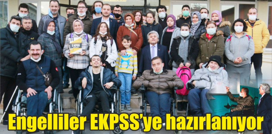 Engelliler EKPSS’ye hazırlanıyor