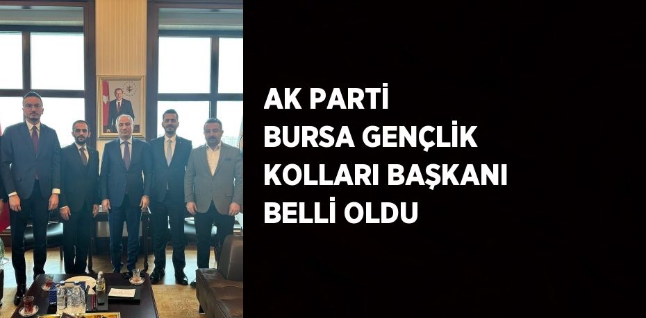 AK PARTİ BURSA GENÇLİK KOLLARI BAŞKANI BELLİ OLDU