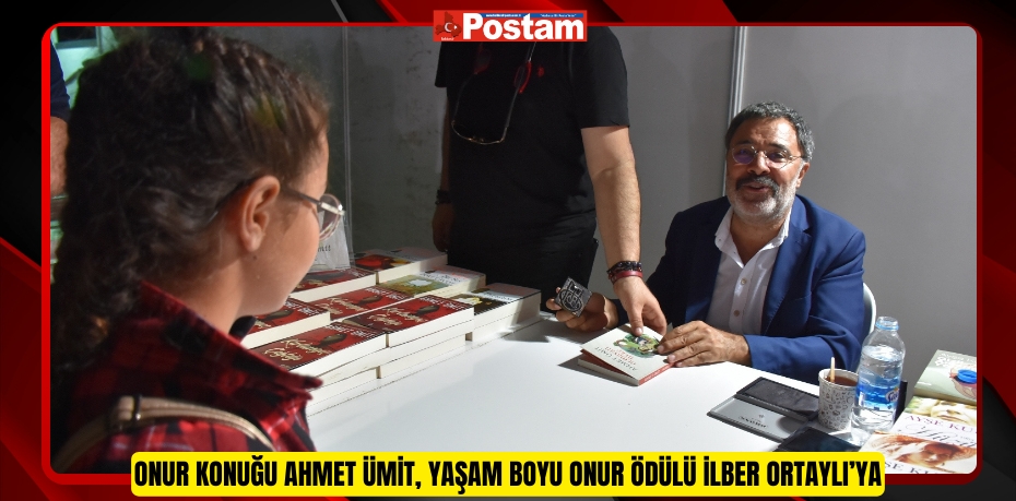 Onur konuğu Ahmet Ümit, Yaşam Boyu Onur Ödülü İlber Ortaylı’ya