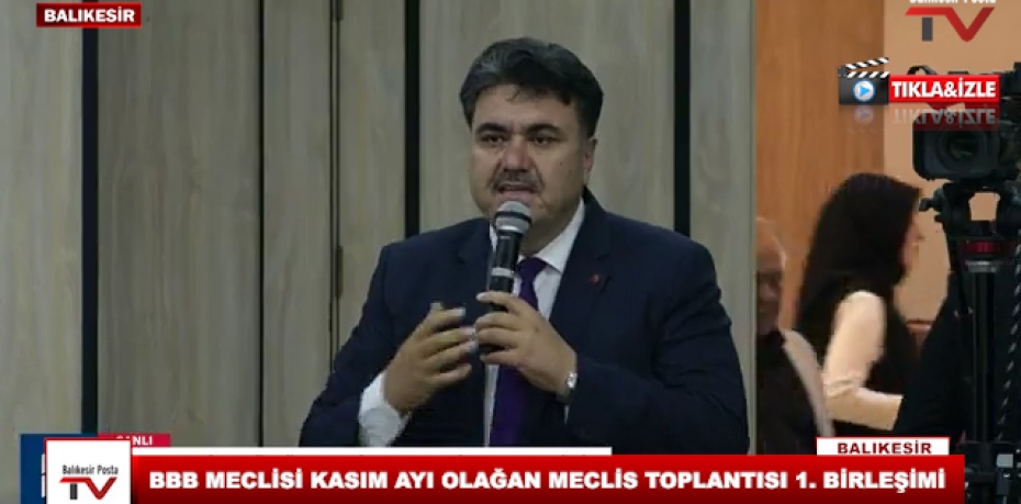 BBB MECLİSİ KASIM AYI OLAĞAN MECLİS TOPLANTISI 1. BİRLEŞİMİ  5