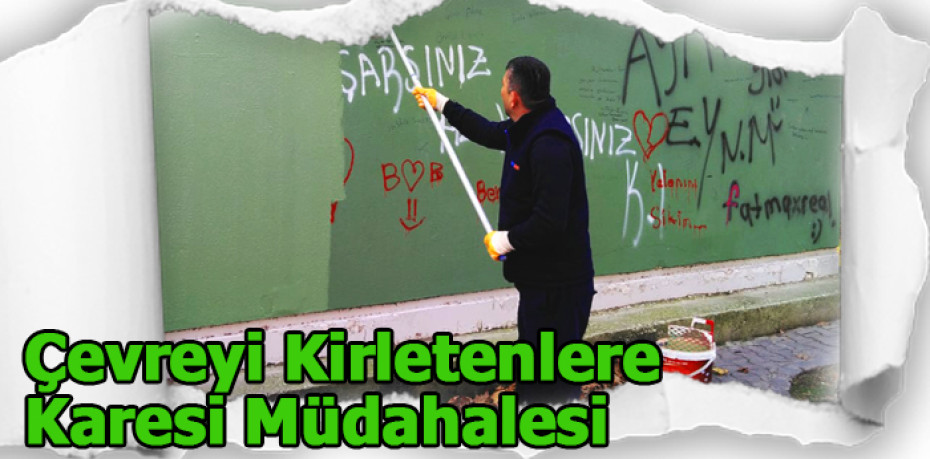 Çevreyi Kirletenlere Karesi Müdahalesi