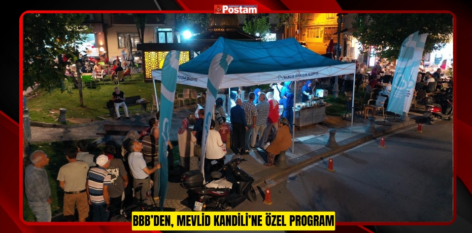 BBB’den, Mevlid Kandili’ne özel program