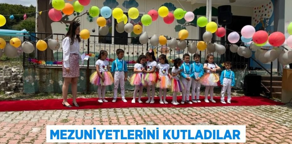 Mezuniyetlerini kutladılar