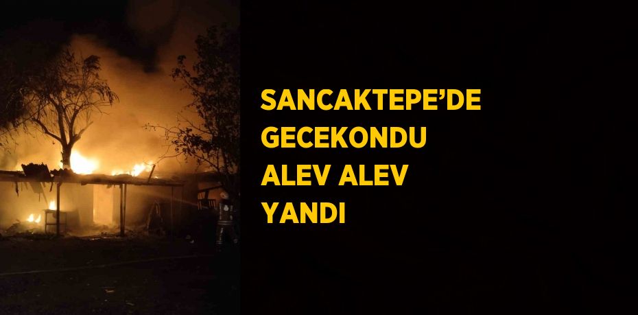 SANCAKTEPE’DE GECEKONDU ALEV ALEV YANDI