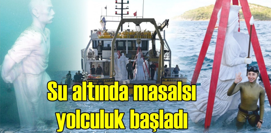 Su altında masalsı yolculuk başladı