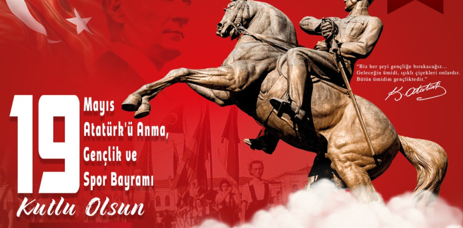 BANDIRMA BELEDİYESİ 19 MAYIS ATATÜRK'Ü ANMA VE GENÇLİK SPOR BAYRAMI KUTLAMA İLANI