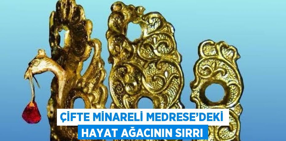 ÇİFTE MİNARELİ MEDRESE’DEKİ HAYAT AĞACININ SIRRI