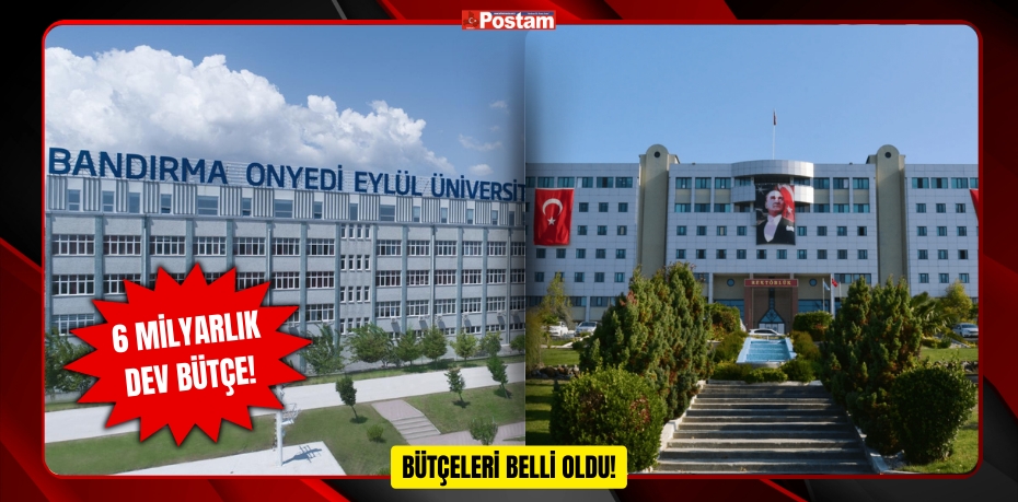 BÜTÇELERİ BELLİ OLDU!