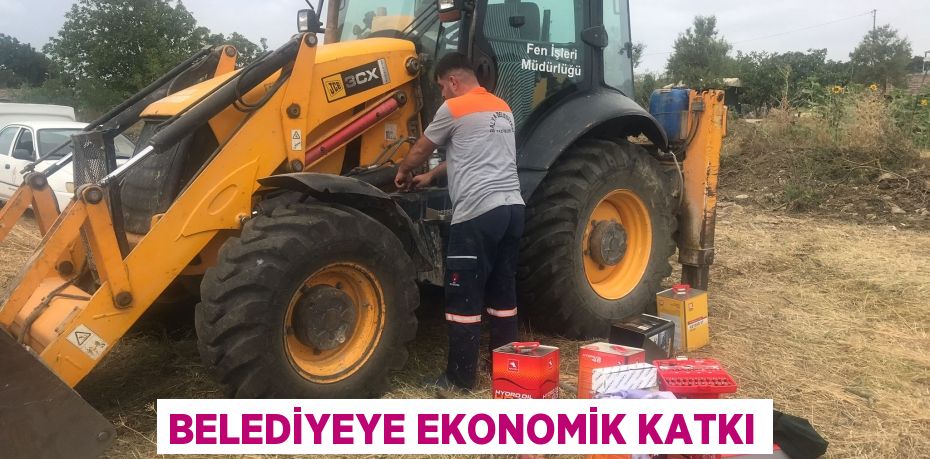 Belediyeye ekonomik katkı