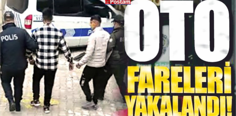 Edremit’te oto fareleri kıskıvrak yakalandı