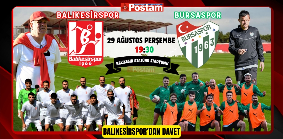 BALIKESİRSPOR’DAN DAVET