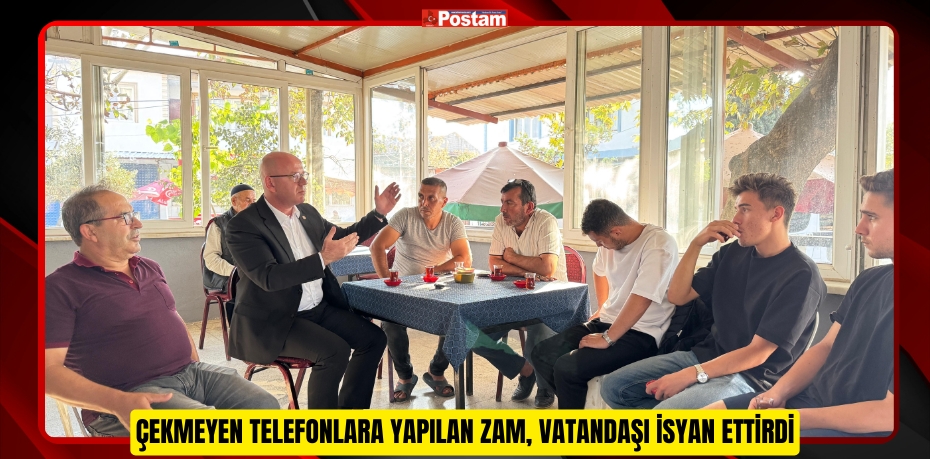 ÇEKMEYEN TELEFONLARA YAPILAN ZAM, VATANDAŞI İSYAN ETTİRDİ