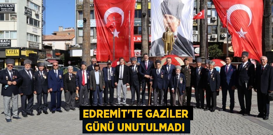 Edremit’te Gaziler Günü Unutulmadı