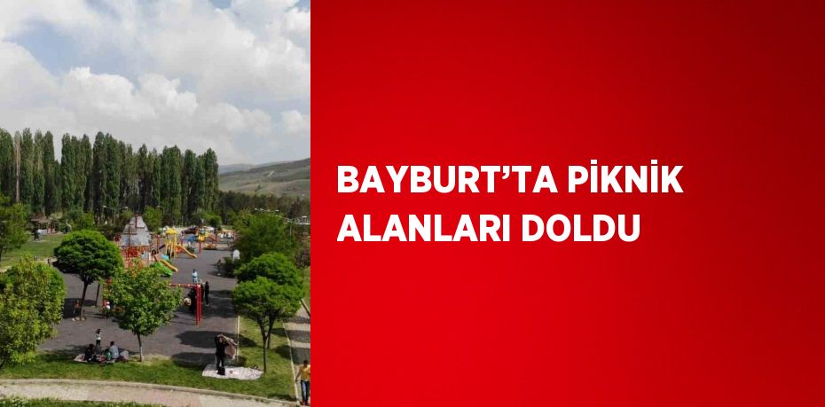 BAYBURT’TA PİKNİK ALANLARI DOLDU