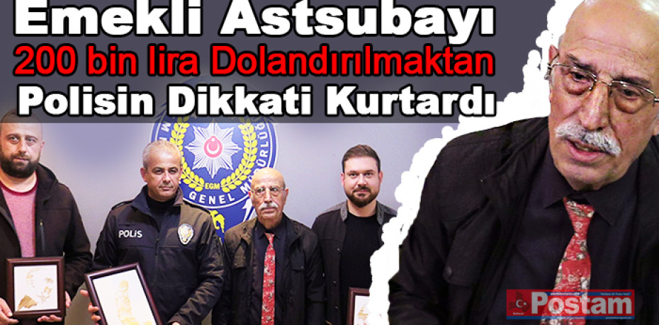 Astsubayı Dolandırılmaktan Polisin Dikkati Kurtardı