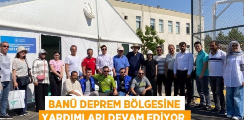 BANÜ Deprem Bölgesine Yardımları Devam Ediyor